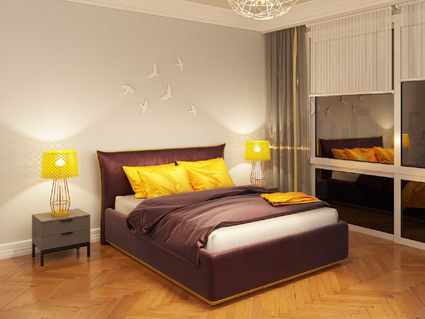 Кровать Nuvola Sicilia Next 103 (с основанием) 200х190