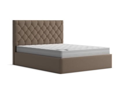 Кровать Lonax Элоиза велюр Dolly-17 (с основанием) 120х190