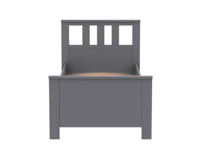 Кровать Гуд Лакк Сага серая 140х200