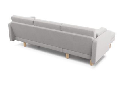 Диван Арско Ингвар угловой трехместный светло-серый