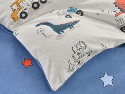 Комплект постельного белья Софи де Марко Диноленд (белый) 1,5-спальный