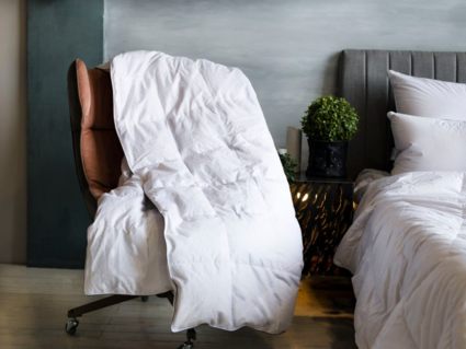 Одеяло German Grass Gray Familie Down всесезонное 200х200