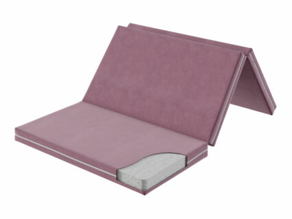 Футон DreamLine Holl 9 (велюр бледно-розовый) 31