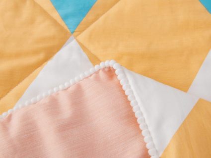 Комплект постельного белья Софи де Марко Ромбики (цветной) с одеялом 1,5-спальный