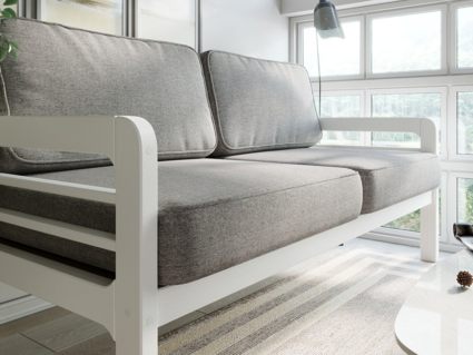 Диван Арско Бергер трехместный светло-серый Длина 172 см