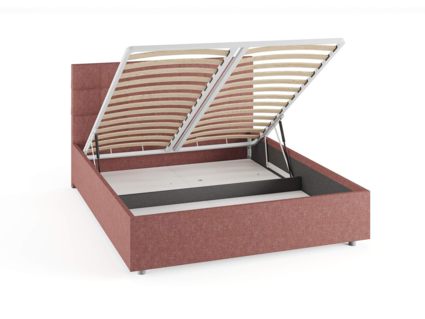 Кровать Сонум Tivoli Эвита Пепельный (с подъемным механизмом) 200х200