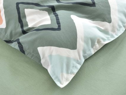 Комплект постельного белья Софи де Марко Пейтон (зеленый) Семейный