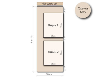 Кровать Mr.Mattress Site Box экокожа White 140х195