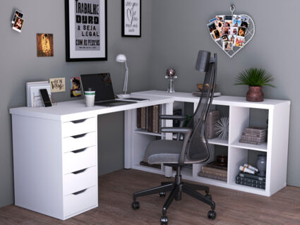 Стеллаж Гуд Лакк Фора 8 белый 38х76