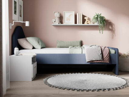 Кровать Сонум Emma Кашемир голубой 90х200