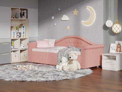 Кровать Сонум Maria Экокожа Белая (с подъемным механизмом)