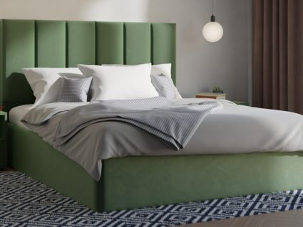 Кровать Lonax Милана велюр Dolly-13 (с подъемным механизмом) 160х195