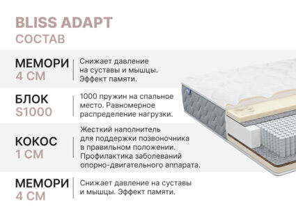 Матрас Димакс Bliss Adapt 60х120