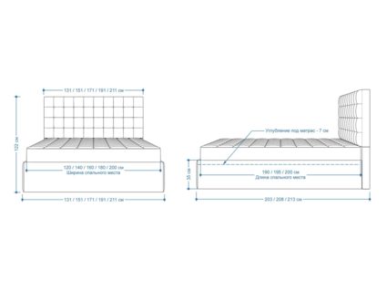 Кровать Lonax Аврора велюр Dolly-3 (с подъемным механизмом) 120х200
