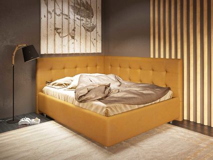 Кровать Nuvola Sabina угловая Velutto 14 140х200