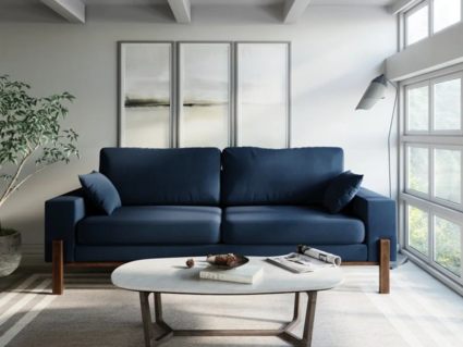 Диван Арско Хангель трехместный синий