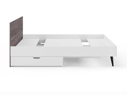 Кровать Сонум Ines Ясень анкор + белый 160х190