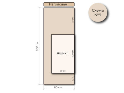 Кровать Mr.Mattress Site Box экокожа White 140х195