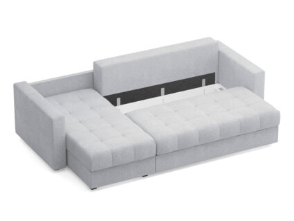 Диван Сонум Megapolis угловой Рогожка голубой Длина 260 см