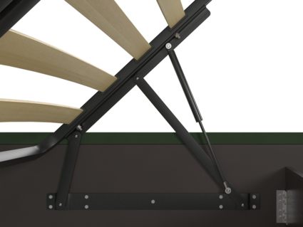 Кровать Lonax Милана велюр Dolly-13 (с подъемным механизмом) 160х195