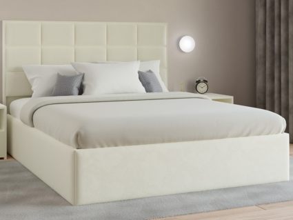 Кровать Lonax Адель велюр Dolly-13 (с основанием) 140х195