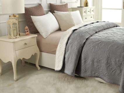 Плед Софи де Марко Вивальди (стоун) 220х240