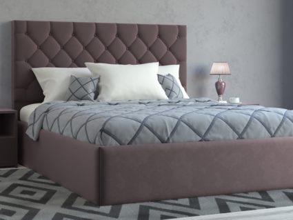 Кровать Lonax Элоиза велюр Dolly-8 (с основанием) 120х200