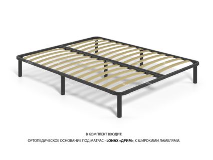 Кровать Lonax Элоиза велюр Dolly-8 (с основанием) 120х200