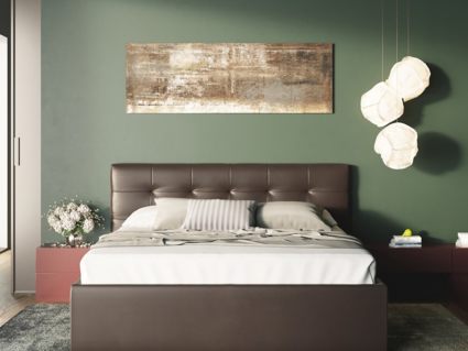 Кровать Nuvola Parma Velutto 26 (с подъемным механизмом) 160х190