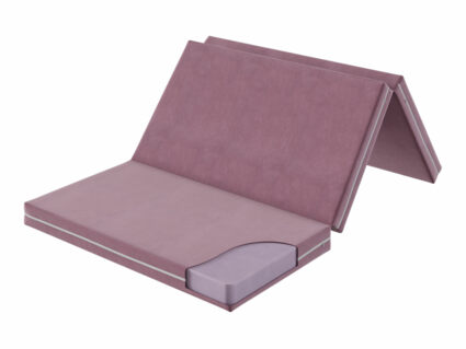 Футон DreamLine Classik (велюр бледно-розовый) 140х190