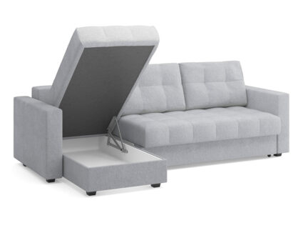 Диван Сонум Megapolis угловой Рогожка голубой Длина 260 см