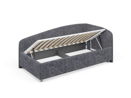 Кровать Сонум Paola Рогожка Мокко (с подъемным механизмом) 120х180