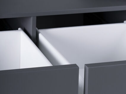 Тумба Гуд Лакк Сага 3 ящика серая