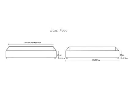 Кровать Димакс Риос Сапфир с подъемным механизмом