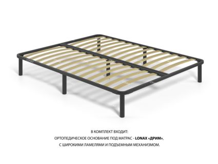 Кровать Lonax Белла велюр Dolly-2 (с подъемным механизмом) 180х195