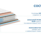 Матрас Димакс Relmas Foam Cocos 3Zone 160х190