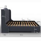 Кровать Sleeptek Premier 5 Велюр 32 (с подъемным механизмом) 160х200